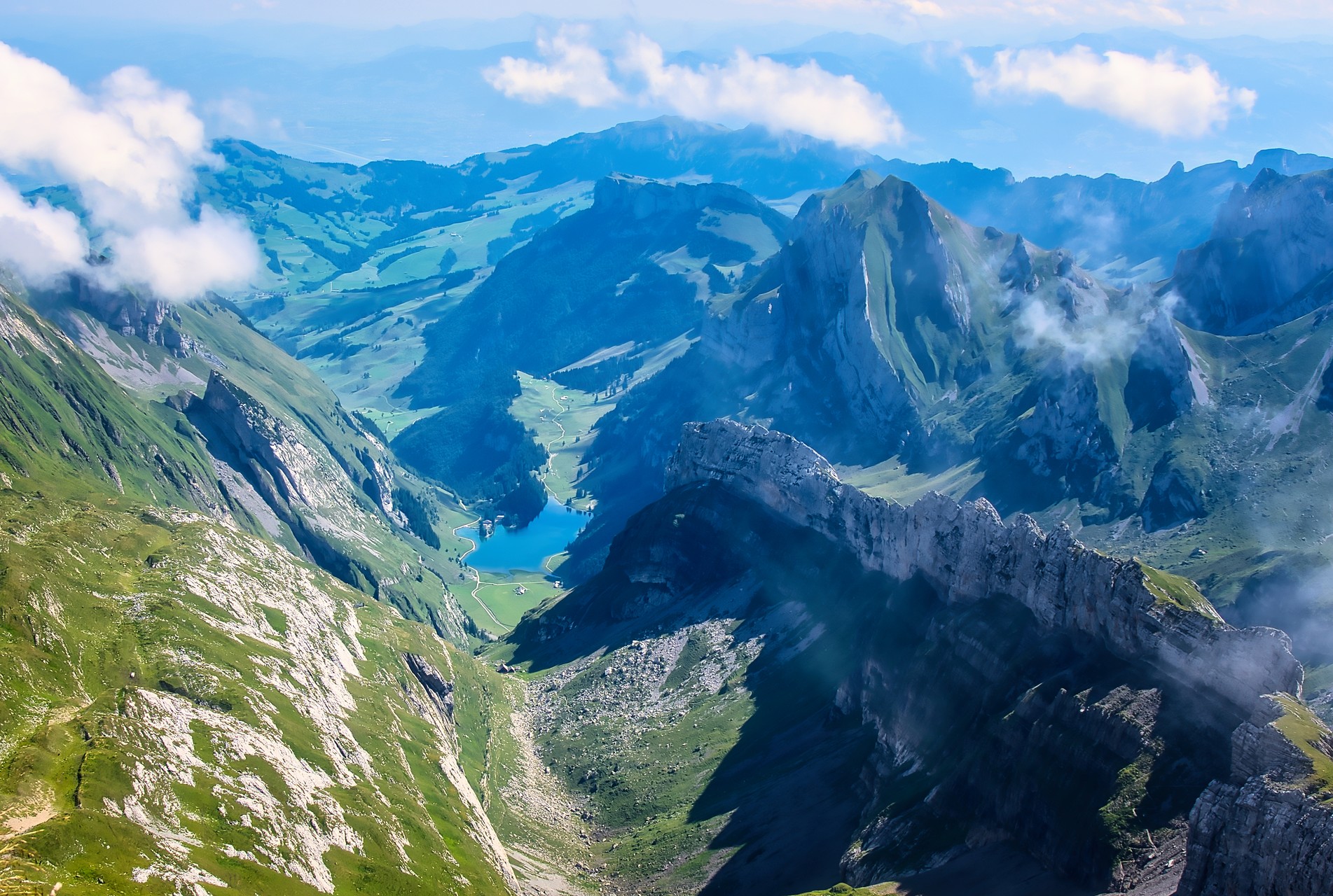 Alpenpanorama Säntis